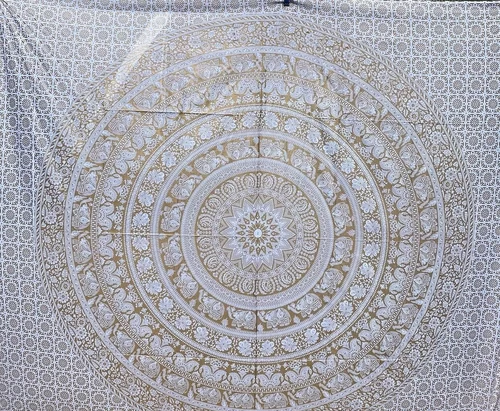 Ibiza laken Olifant goud