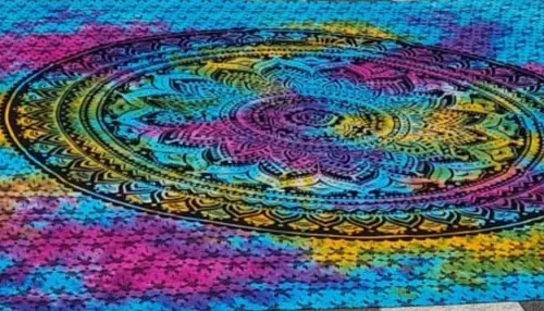 Ibiza laken Mandala multi kleur