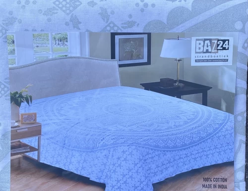 Ibiza laken Mandala jamie zilver